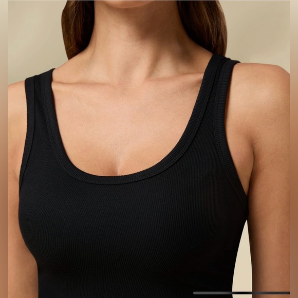 Scoop Ruched Midi Dress | Black Size Medium - Picture 7 of 15